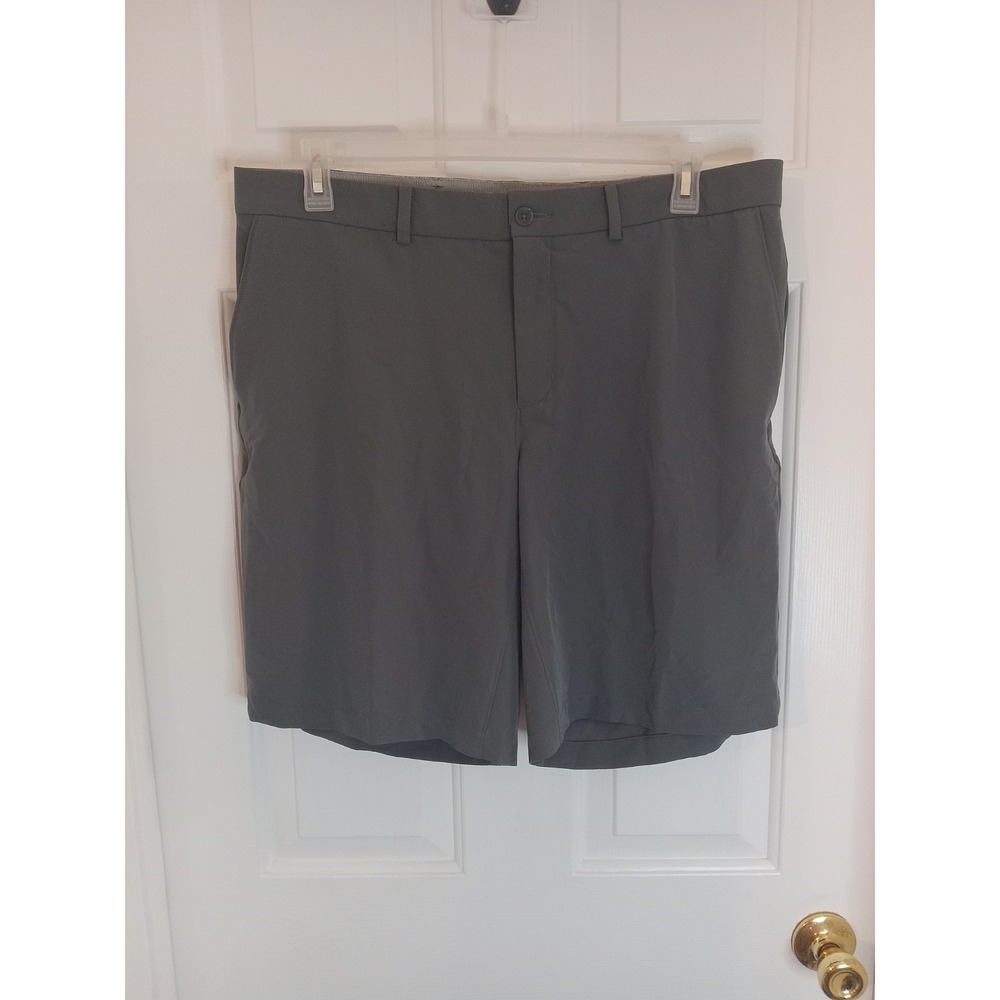 Nike Sweat Shorts Men's‎ 38 Gray Stretch Casual Athletic Swoosh Golf